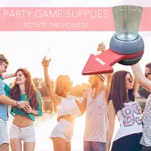 Забавная настольная игра портативная ABS Подарочная барная посуда винная Питьевая игра креативная вращающаяся игрушка-указка домашние барные принадлежности семейные вечерние