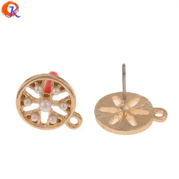 

Cordial Design 100Pcs 12*15MM Jewelry Accessories/Earrings Stud/DIY Jewelry Making/Round Shape/Hand Made/Earring Findings