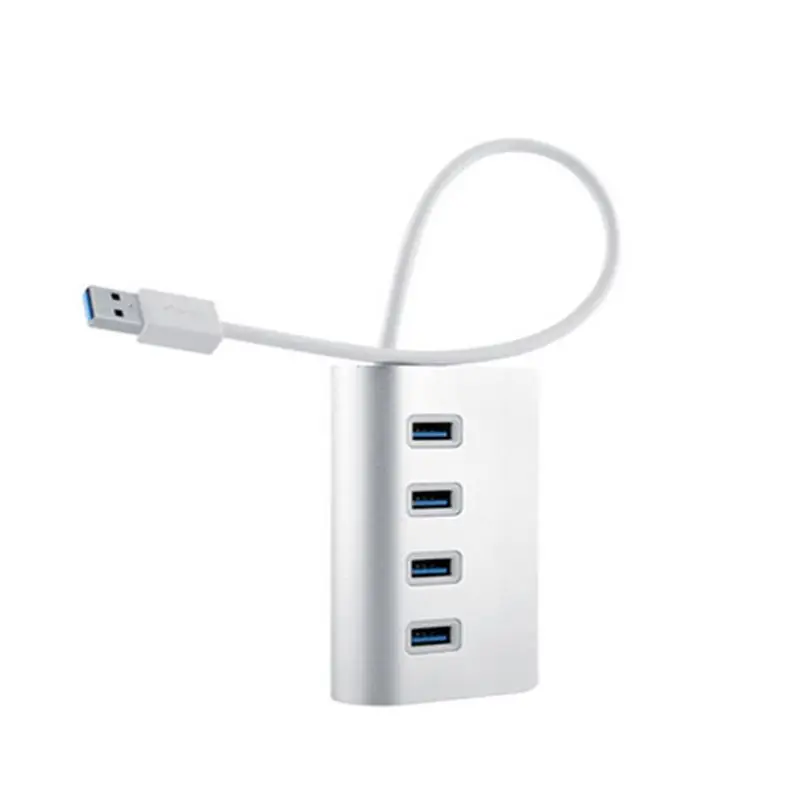Универсальный алюминиевый 4 порта USB 3,0 концентратор Высокоскоростной адаптер кабель для ПК ноутбук