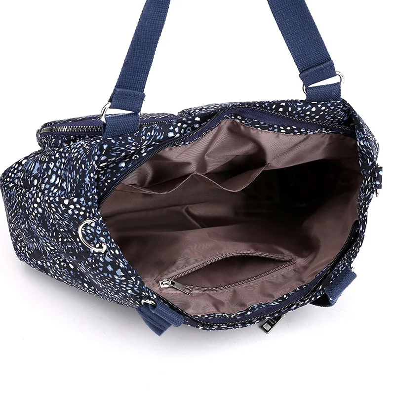

Baigou Printed Nylon WOMEN'S Bag New Style Large Capacity Multi-Purpose One-Shoulder Oblique Hand Commuting WOMEN'S Bag