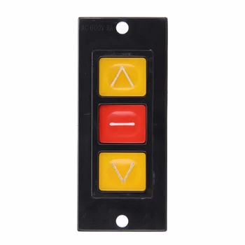 

Up Down Stop 3 Buttons Switch Black Plastic Housing Push Button Switches For Electric Roller Shutter Garage Safety Door
