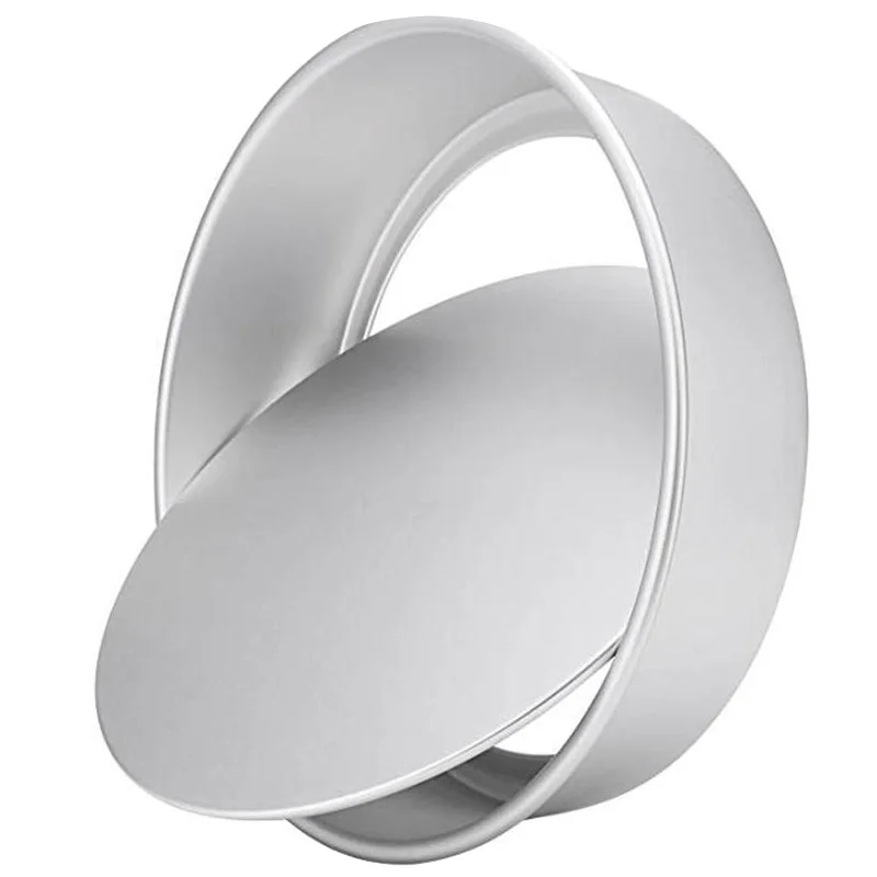

Cake Baking Pan,8 Inch Set of 2 Aluminum Alloy Round Cake Pan Cheesecake Pan with Removable Bottom