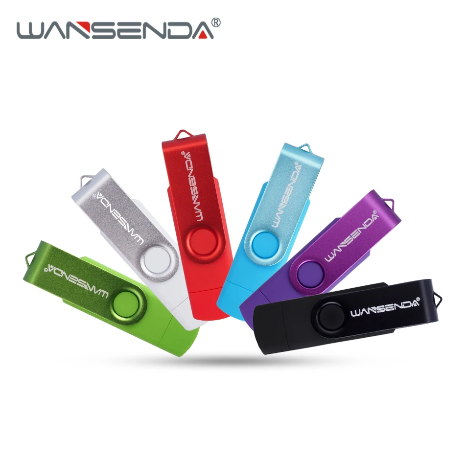 WANSENDA USB 3,0 USB флеш-накопитель 128 Гб OTG флеш-накопитель для Android мобильных устройств/ПК 16 ГБ 32 ГБ 64 ГБ флеш-накопитель 256 ГБ Micro USB карта памяти