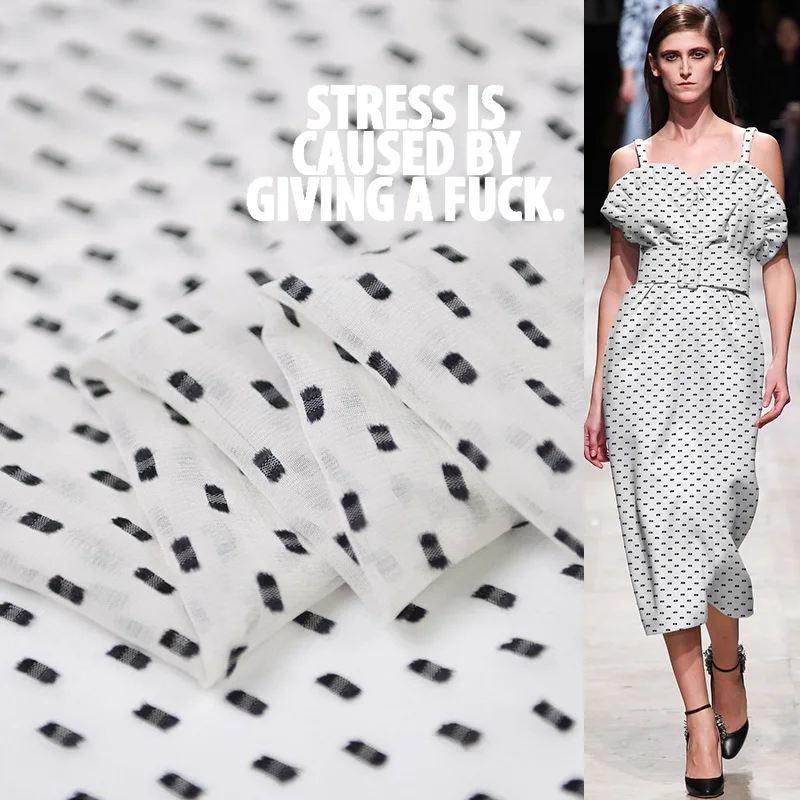 19 летняя Новинка 135 см ширина 12 Momme шелковая ткань в горошек модная ткань для рукоделия шитье женское платье Распродажа