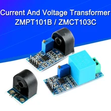 Módulo transformador de voltaje monofásico activo, Sensor de tensión de salida CA para Arduino Mega ZMPT101B 2mA ZMCT103C 5A
