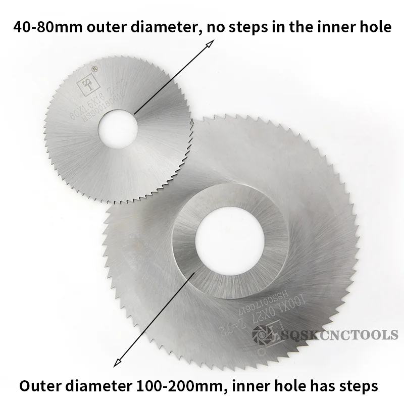 HSS Milling Circular Saw Blade 40mm/50mm/60mm/63mm/75mm/80mm/100mm/125mm Circular Saw Slotting Cutter reciprocating saw blades,carbide saw blade