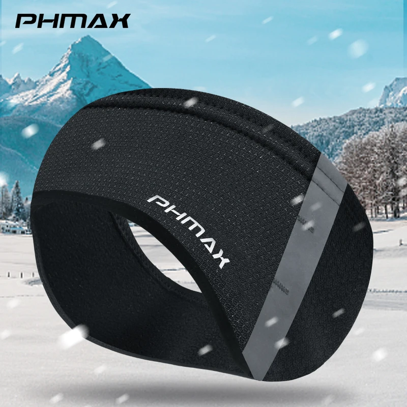 PHMAX теплая велосипедная повязка на голову зимняя термальная горная бандана