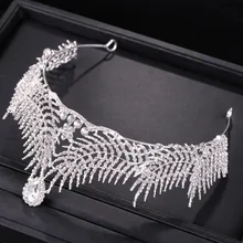 Детский головной убор принцессы с короной для девочек, аксессуары для волос с кристаллами, заколка для волос, стиль, аксессуары для волос для девочек