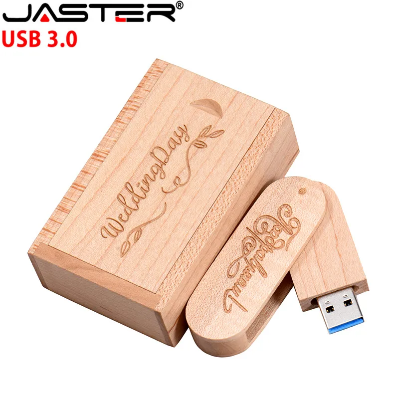 USB флеш накопитель JASTER деревянный 4 ГБ 8 16 32 64 ГБ|USB флэш-накопители| |