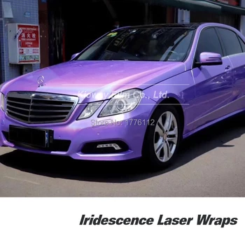 

Highest quality gloss Iridescence vinyl wrap Lavender purple Car wrapping fiim fireworks vinyl wrap quality Warranty 18m roll
