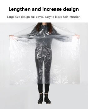 

50 PCS Disposable Salon Barber Gown Hairdressing Cape Hair Cutting Cloak Salon Barber Gown Hairdressing Cape Hair Cut
