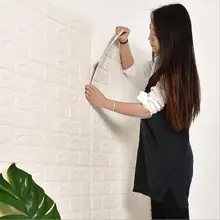 DIY 3D Brick Home Decoration Wall Stickers Living 