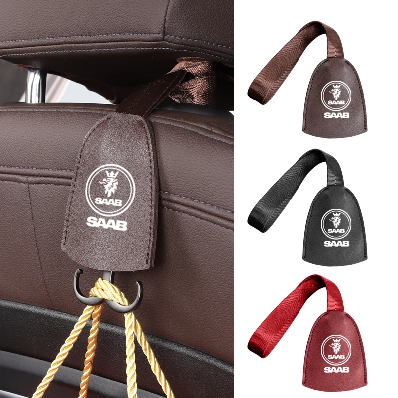 Gancho De Metal Para Asiento Trasero De Coche, Bolsa De Almacenamiento De Comestibles, Bolso Para Saab 9-4X 9-7X 9-3 9-5 9-2X 9-X 9000 900 600 99 97 M