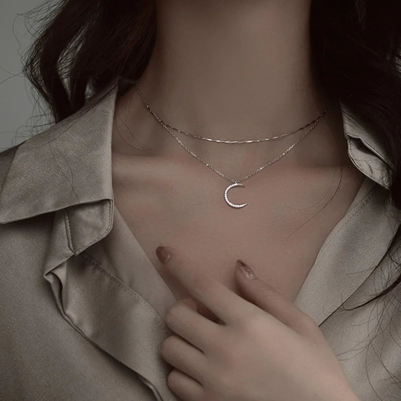 Hot Fashion 925 Sterling Silver Double 