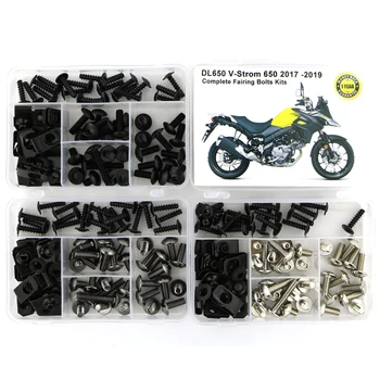 

For Suzuki DL650 V-Strom 650 2017 2018 2019 Complete Full Fairing Bolts Kit Steel Speed Nuts Fairing Clips Side Covering Nuts