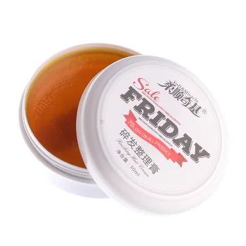 

Men Female Pomade Cream Hair Oil Wax Cream Edge Control Perfect Hair Line Styling Smooth Anti-Frizz Hair Fixative Gel Non Greasy
