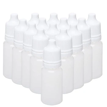 

100PCS 15Ml Empty Plastic Squeezable Dropper Bottles Eye Liquid Dropper Refillable Bottles