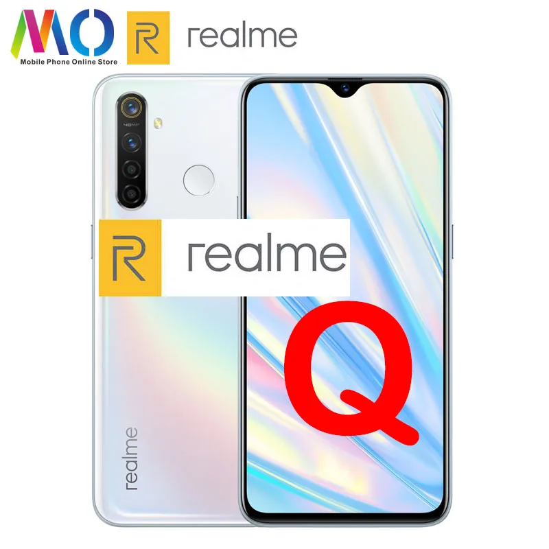 realme Q смартфон 6," FHD+ Snapdragon 712, четыре ядра, 48мп, камера VOOC 3,0, 20 Вт, быстрое зарядное устройство, 4 Гб ram, 64 ГБ, телефон