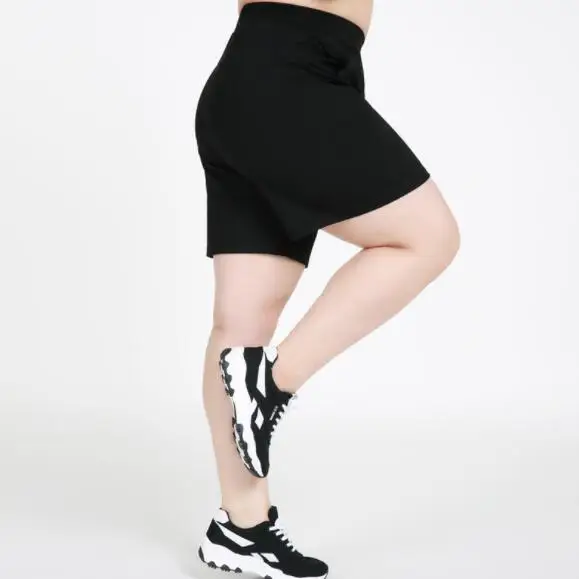 Summer Black Casual Short Loose Sweatpants Short Pants Femme Women Trouse Pantalon Mujer Plus Size 3XL DJ323