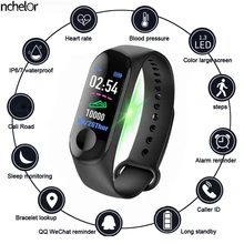 Модные стильные умные часы с цветным экраном для мужчин и женщин, спортивные фитнес-браслет, водонепроницаемые напоминания о звонках, шагомер, отслеживание для мужчин и женщин