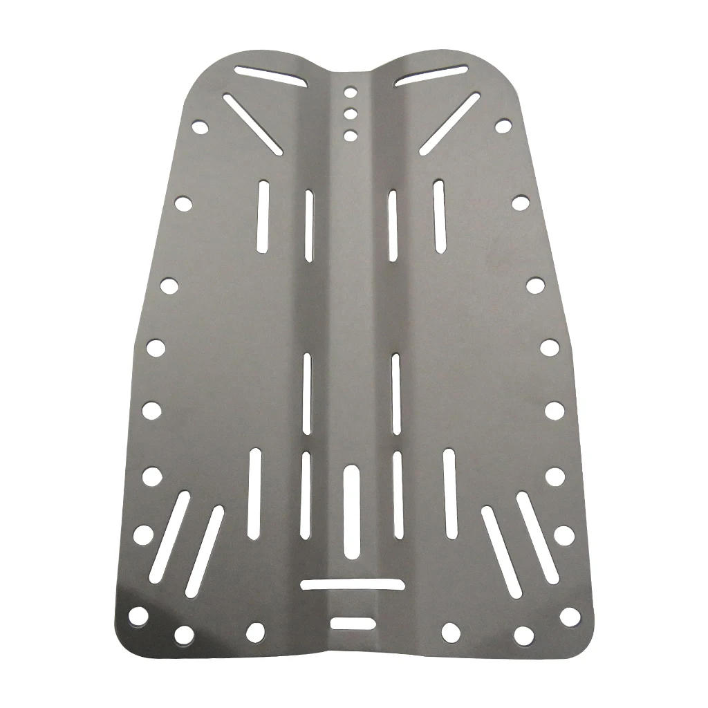 Lightweight Titanium Alloy Dive Backplate Scuba Diving BCD Harness Back Plate Scuba Diving Back Plate for Water Sports 