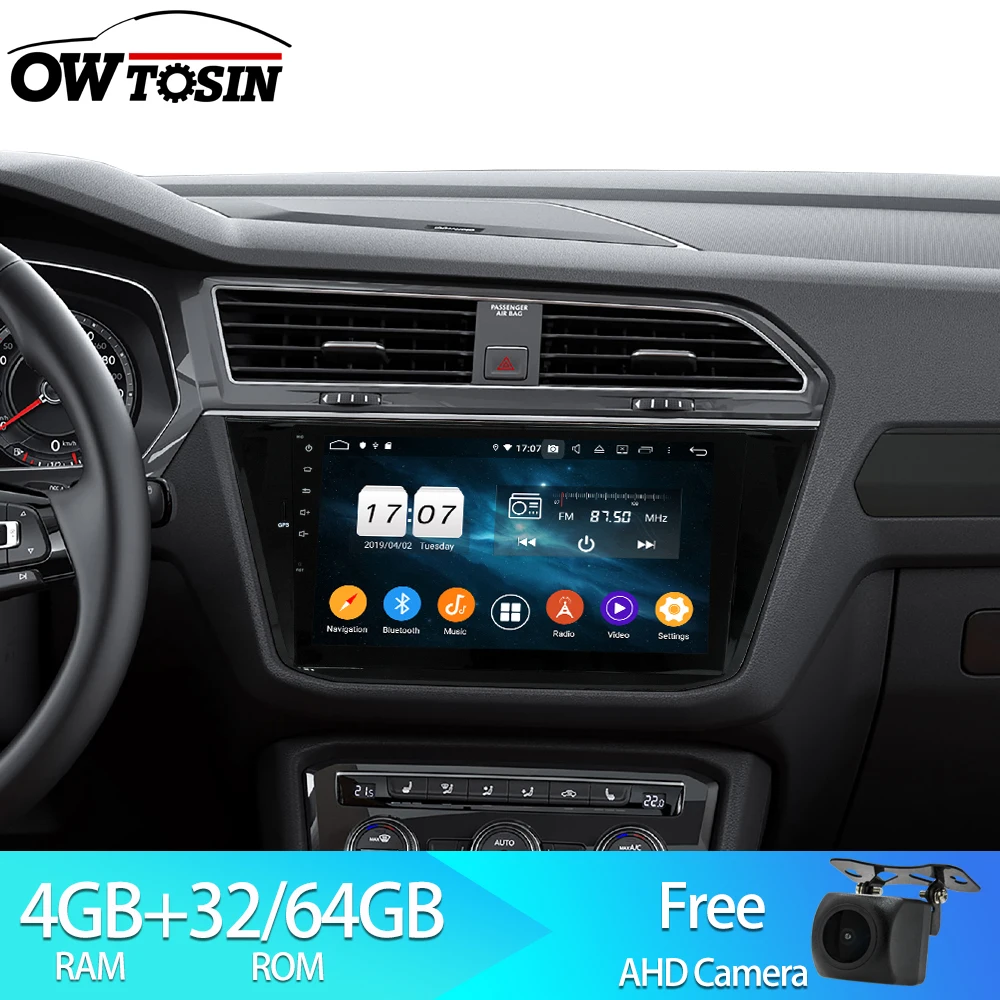 Автомагнитола Owtosin мультимедийный видеоплеер навигация GPS Android 9 0 для автомобилей