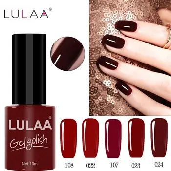 

LULAA 10 Ml UV LED Gel Varnish Soak Off Nail Gel Polish Long Lasting Gel Nail Polishes Lacquer For DIY Nail Art Design Manicure
