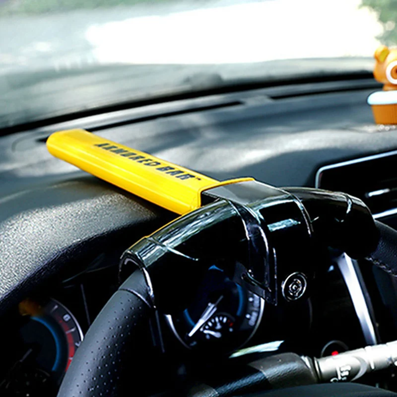 

Universial Anti-Theft Car/Van Security Rotary Steering Wheel Lock Aluminum Alloy Car Interiror Antitheft