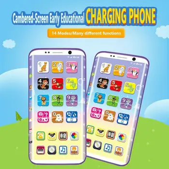 

Kids Smart Charging Phone Toy Music Sound Light Simulation Mobile Children Creativity Early Educational Toy Gift For Children