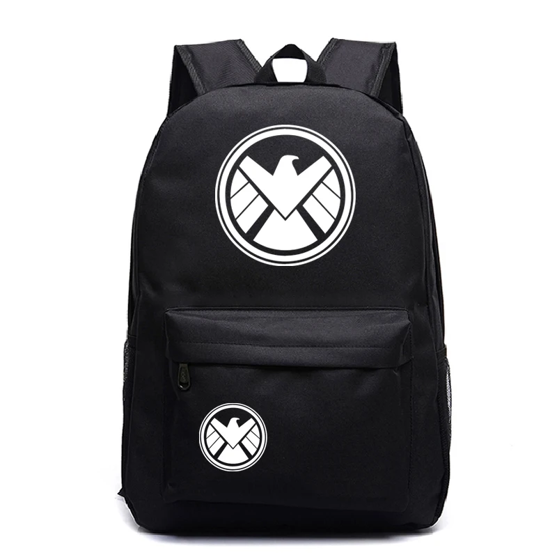 Супергерой s.h.i.e.l. D. Тип школьные сумки для подростков девочек Мужская мода путешествия водонепроницаемый рюкзак для ноутбука Bookbag Marvel аниме