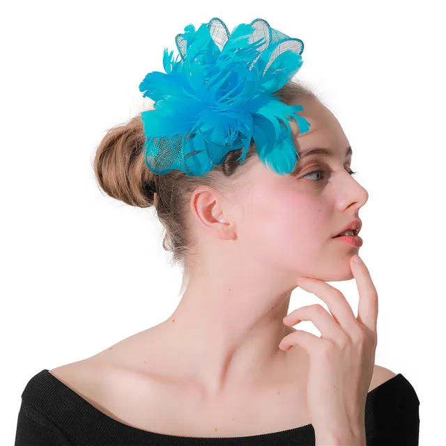 Hair Fascinators Feather Styles Hair Veil Flower - Flower Headdress - Aliexpress