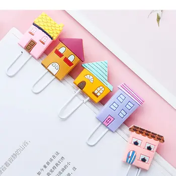 

3PCS/Pack Creative soft bookmarks paper clips Girls heart fashion bookmarks student page book clips color paper clips