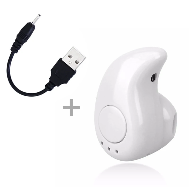 Мини S530 беспроводные Bluetooth наушники в ухо Спортивная гарнитура наушники с микрофоном для iPhone 11 Pro Max XR все смартфоны - Цвет: White