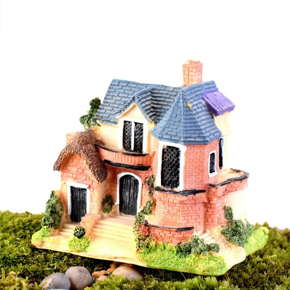 

House Miniatures Furniture Kit Villa Doll Manually Assembled Large Villa House Model Kids Gift Model Building