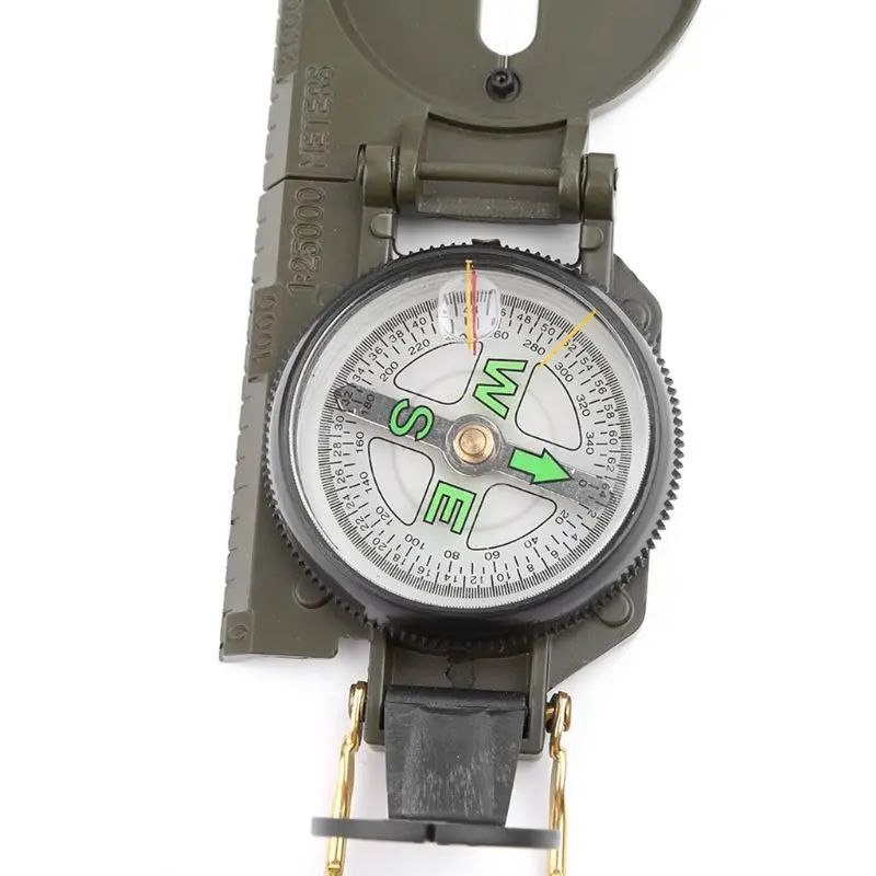 Портативный складной компас военный Кемпинг Туризм выживания Guider открытый инструмент M7DC