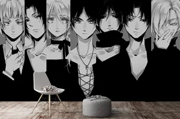 

[Self-Adhesive] 3D Attack On Titan 862 Japan Anime Wall Paper mural Wall Print Decal Wall Murals Belly