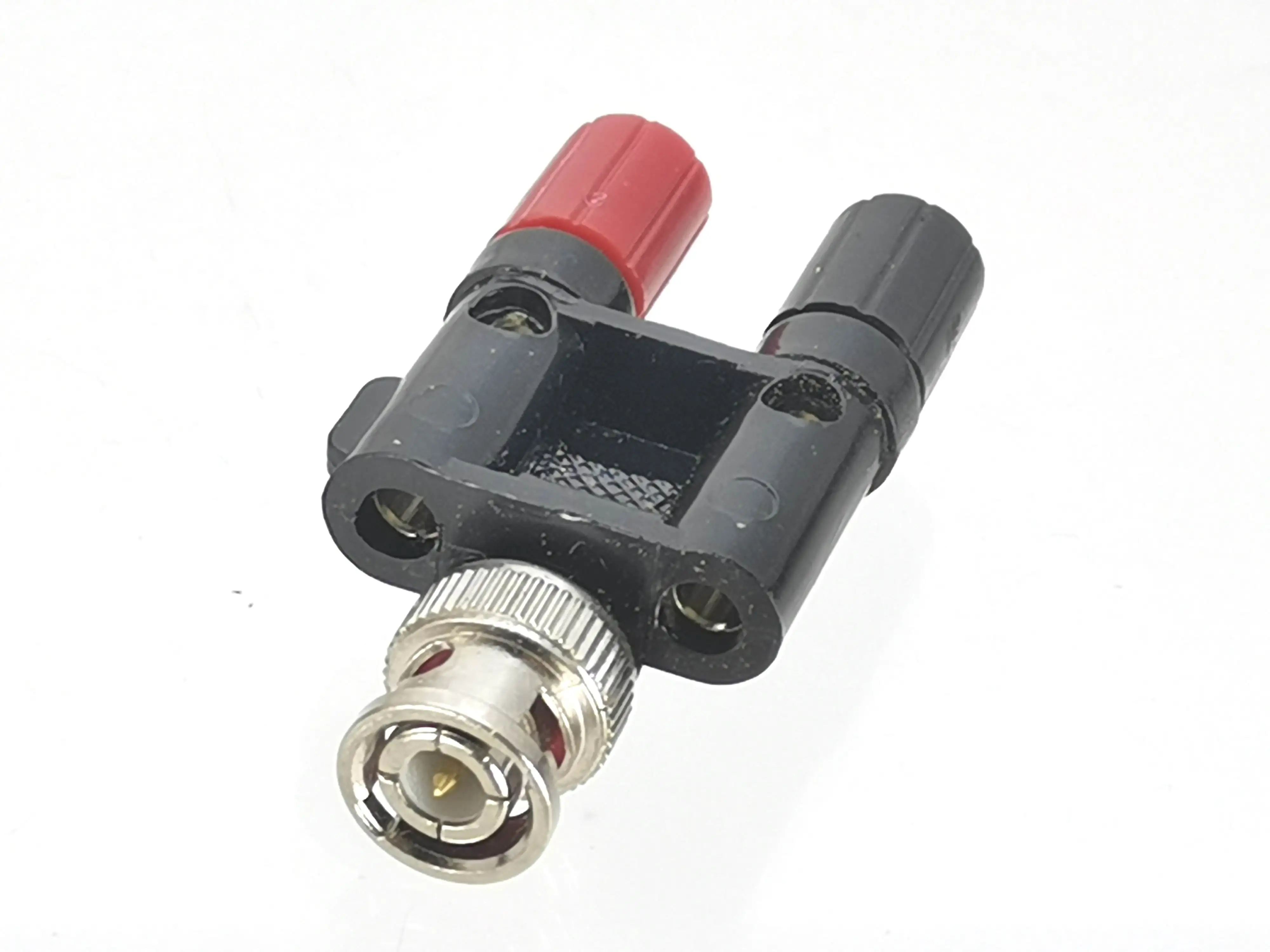 1Pcs Connector BNC Male Plug to Banana Female Jack RF Adapter Coaxial High Quanlity