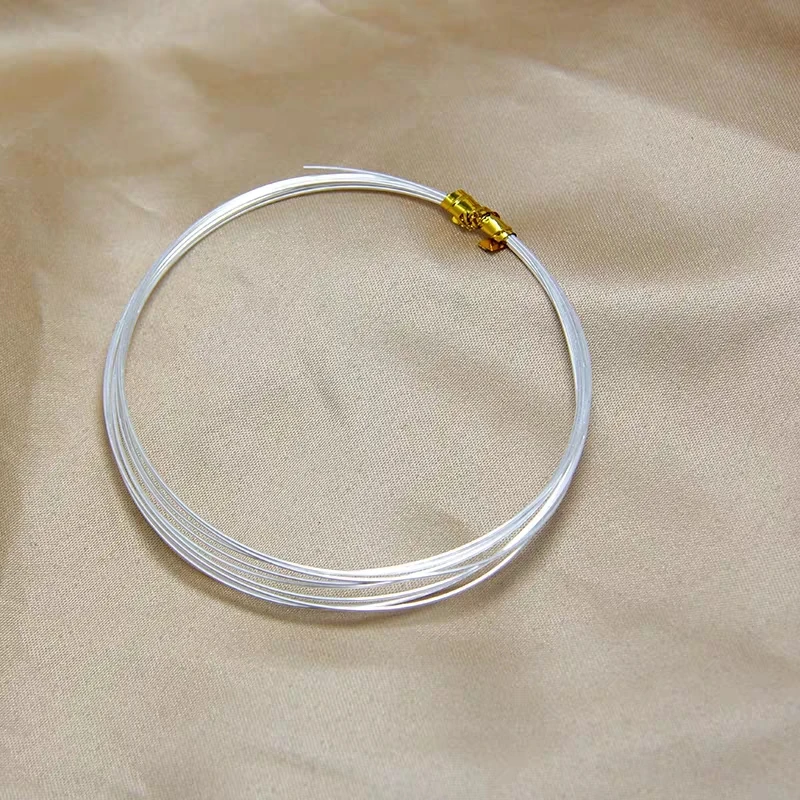 

0.6-1mm Real Pure Solid 999 Sterling Silver Wire Thread Metal Silver String Line for Necklace Bracelet Earring Jewelry Making