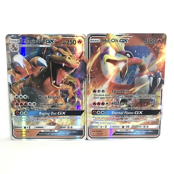 

Anime Game Pokemon Cards GX No Repeat TAM TEAM Flash MEGA Shining Battle Carte Pokemones Collection Trading Cards Children Toy