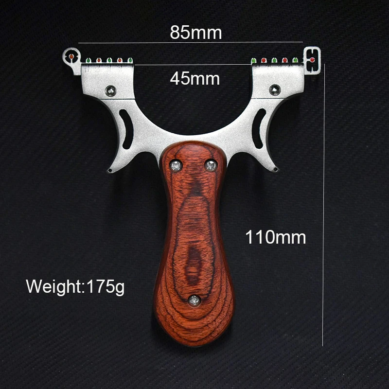 Slingshot catapult hunting stainless steel with rubber band mud ball outdoor shooting game slingshot accessories