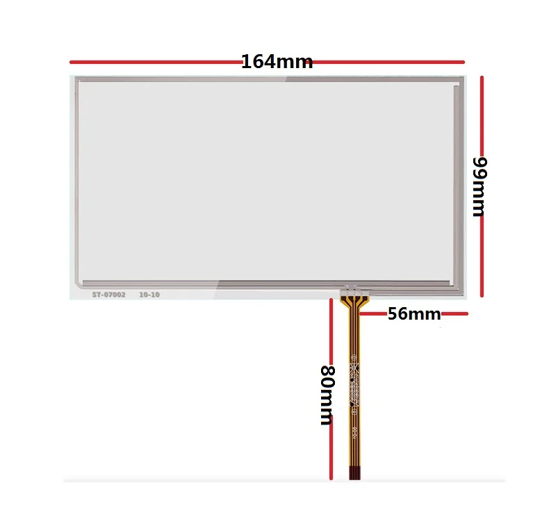 

New 7 inch touch screen AT070TN94 AT070TN92 90 industrial grade 164*99mm