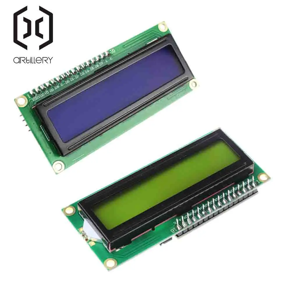 1602 ЖК-дисплей модуль синий/желто-зеленый экран с IIC/I2C 16x2 ЖК-дисплей Подсветка модуль ЖК-дисплей-1602 + I2C IIC 5 В для arduino DIY Kit