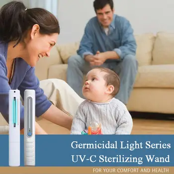 

UV-C Sterilizing Wand for Households/Travel Ultraviolet Lamp Handheld Home UV Lamp Powered by 4*AA Battery UV-C Sterilizing Wand