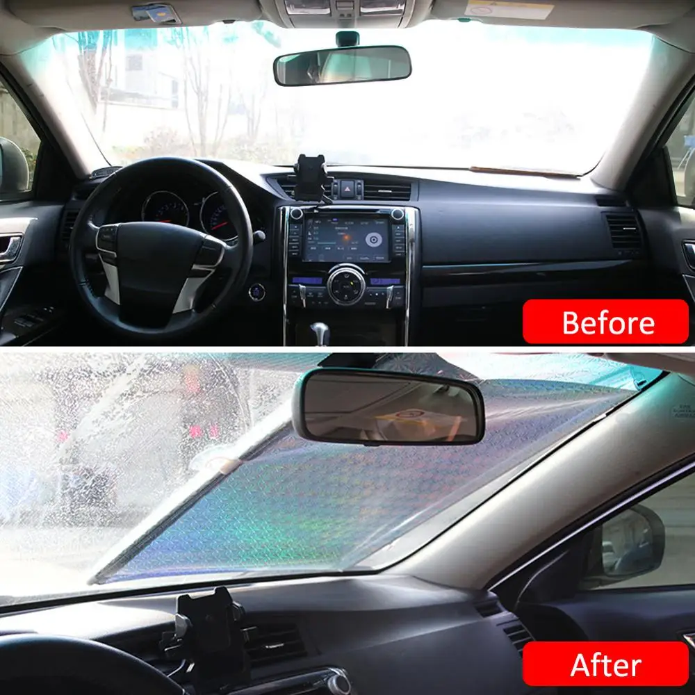Car Automatic Retractable Sunshade Sun Block Shutter Side Window Block Sun Shade Car Telescopic Curtain Quick delivery