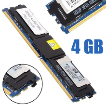 Pohiks – mémoire de serveur d'ordinateur de bureau, modèle DDR2, capacité 4 go, fréquence d'horloge 5300F 667/1.8V, Ram ECC 240 broches, couleur aléatoire, 1 unité