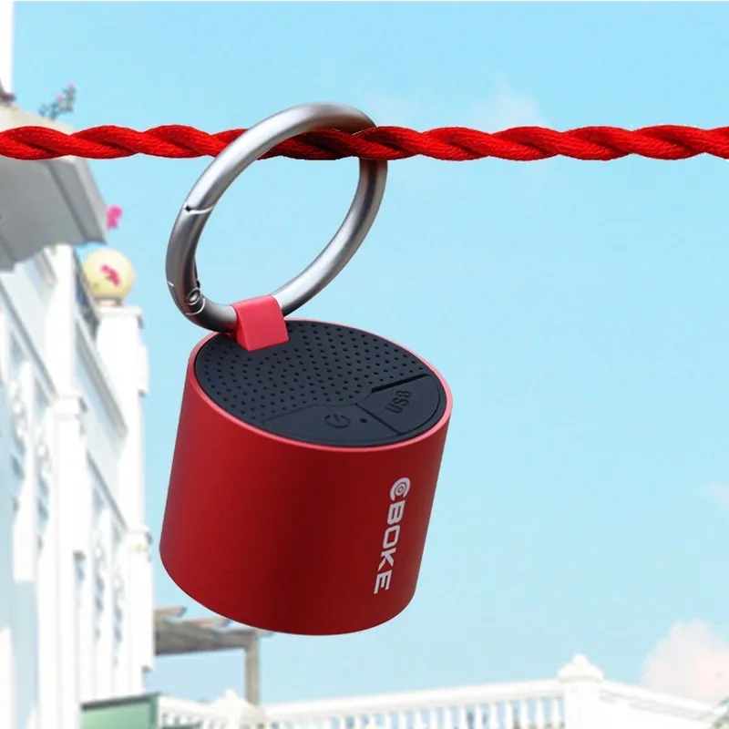

Free shipping Bluetooth Speaker Mini Cannon Outdoor Sports Portable Small Speaker Lanyard Noise Reduction Long Standby