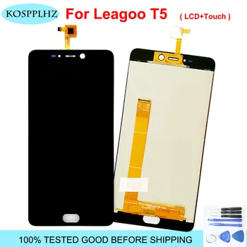 

5.5 Inch For Leagoo T5 LCD Display Touch Screen Digitizer Assembly 100% Tested For t 5 Accessories +Tools gift