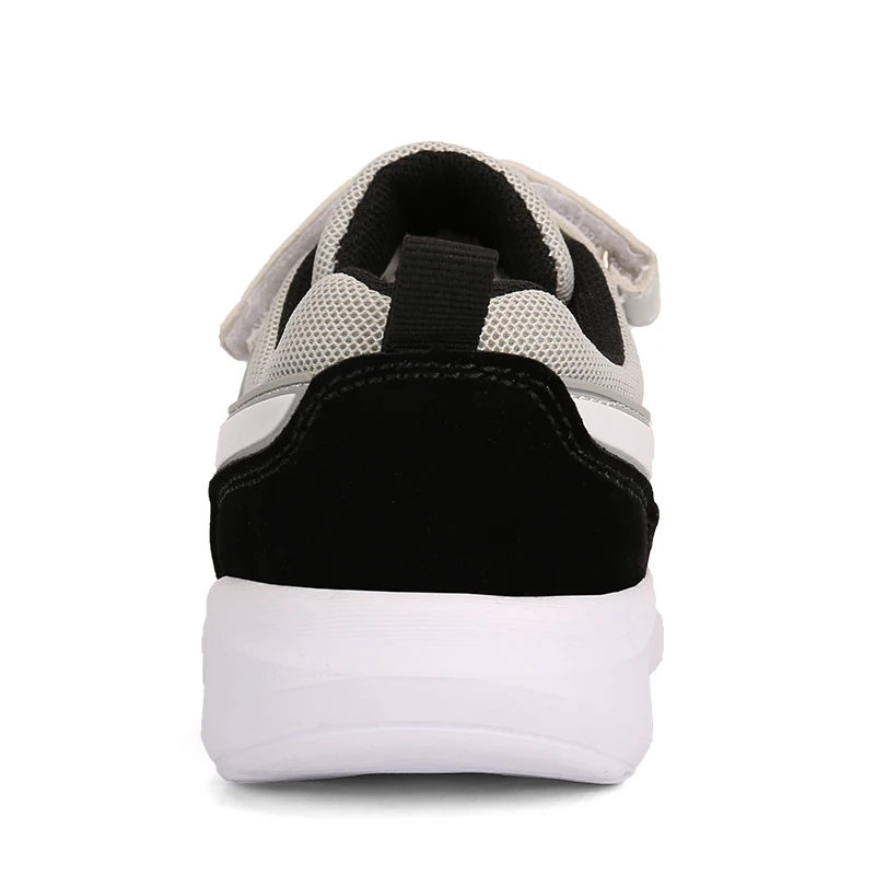 Fashion Bright Solid USB Led Light Up Kid Shoes Breathable Hook&Loop Children Charging Luminous Sneakers For Girl And Boy 22-30