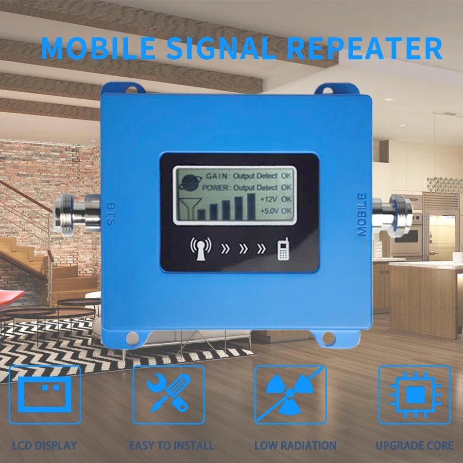 GSM Repeater 2G 3G 4G Band20 800 1800 2100 2600