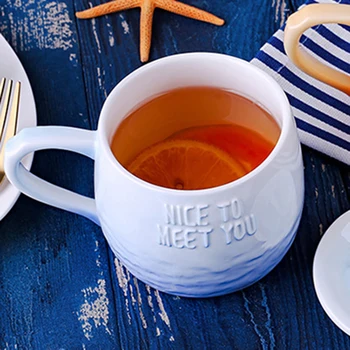 

3D Creative Ceramic Milk Mug And Cup Bardak Caf Lid Mrs Mug Cute Novelty Cups Milk Tea Creative Spoon Mok ECO Gift QZJ001